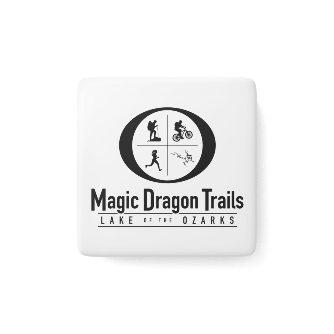 Porcelain Magnet, Square