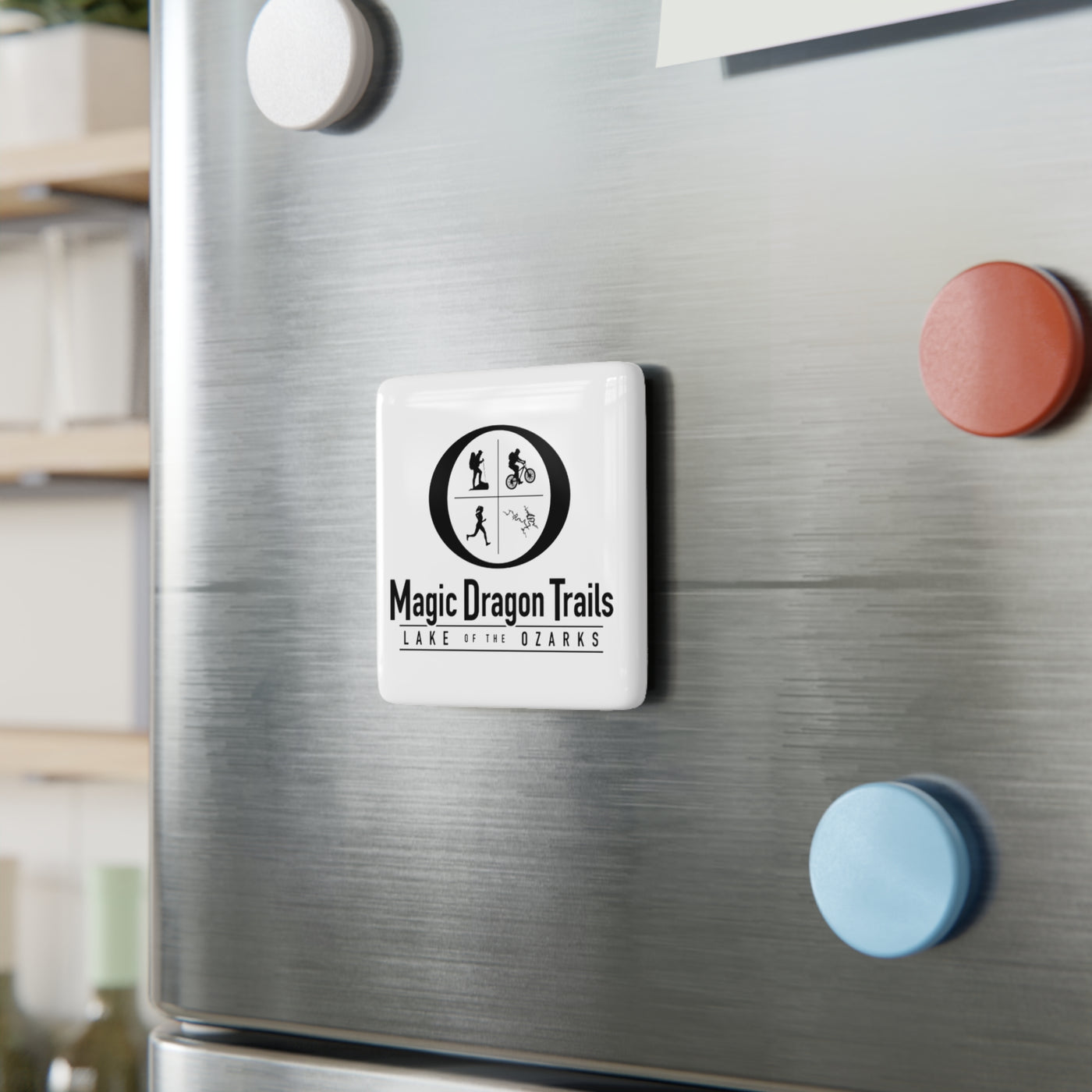 Porcelain Magnet, Square